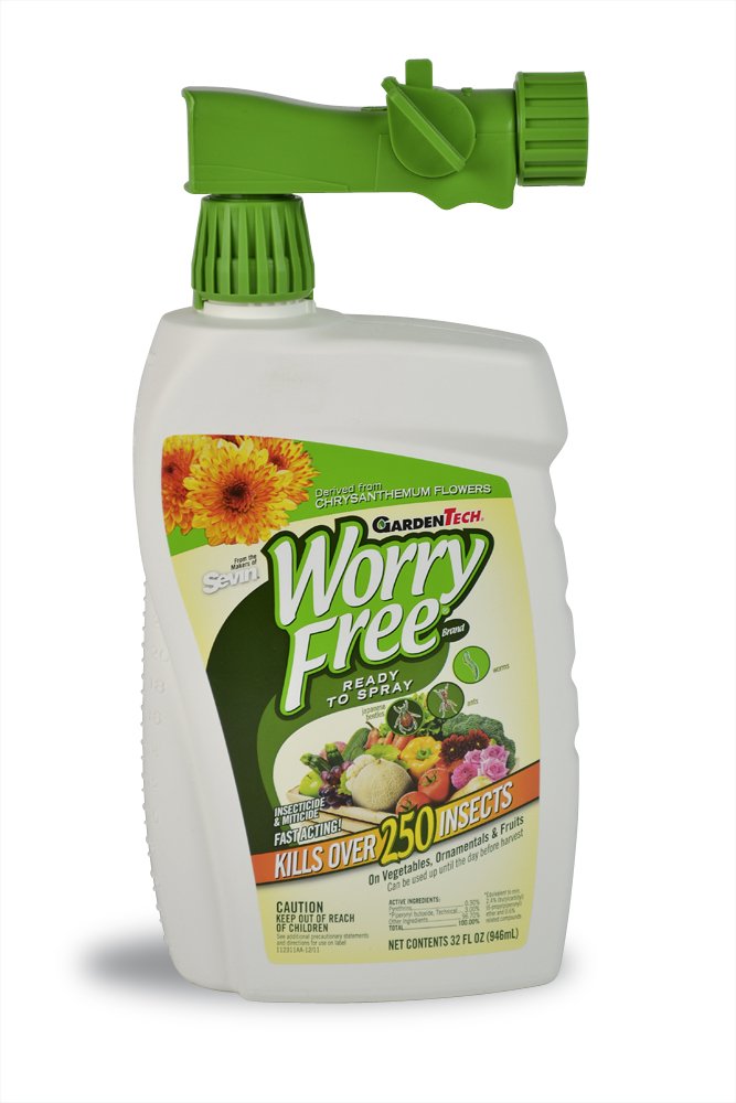 Amazon.com : Worry Free Brand Insecticide and Miticide Concentrate ...