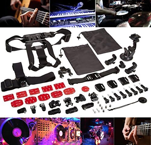 Legend Series By DragonPad USA The Ultimate Samsung Phone Pro Extreme 34 pc Musicians Guitar Bass Drums Vocal Studio Stage All In Video Accessory Kit, Compatible with Samsung Galaxy S6 S5 S4 S3 Active Note 4 3 2