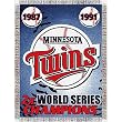 Minnesota Twins MLB World Series Commemorative Woven Tapestry Throw (48x60")"
