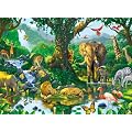 Ravensburger 14171 - Harmonie im Dschungel - 500 Teile Puzzle