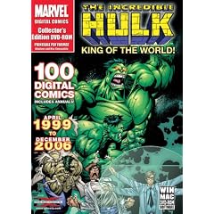 Marvel Comics - The Incredible Hulk - King of the World on DVD-ROM 100 Digital Comic Books between April 1999 to December 2006 (Mac & Windows)