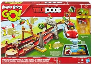 Hasbro - Angry Birds Go Telepods, Pista da Corsa Pig Rock