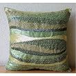 Eco Friendly - Decorative Pillow Covers - Silk Pillow Cover Embellished with Textured Sequins