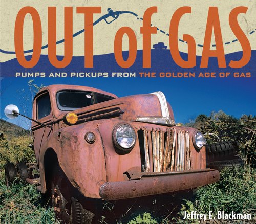 out of gas pumps and pickups from the golden age of gas