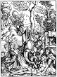 Albrecht Durer (Follow the "Grand Passion", scene: Christ on the Cross) Art Poster Print - 13x19