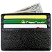 RFID Wallet Mens Leather RFID Blocking Front Pocket Wallet Slim Card Holder Case