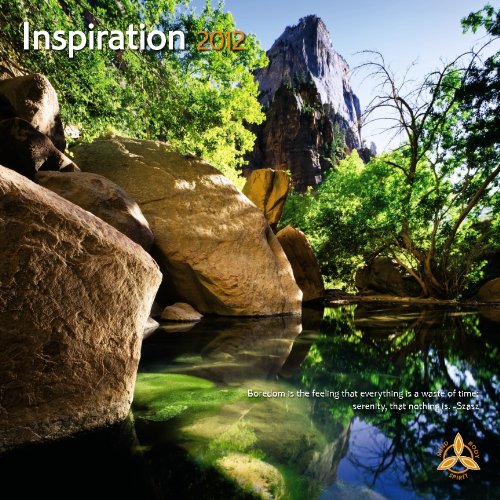 Inspiration 2012 Square 12X12 Wall Calendar