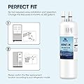 MARRIOTTO EDR1RXD1 Refrigerator Water Filter Compatible with Whirlpool W10295370A, WHR1RXD1, KAD1RXD1, Filter 1, W10295370, P4RFWB, P8RFWB2L, 46-9930, 46-9081