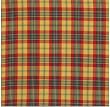 Durable Flat Weave 100% Cotton Yellow Plaid Tablecloth 60x60 Inches