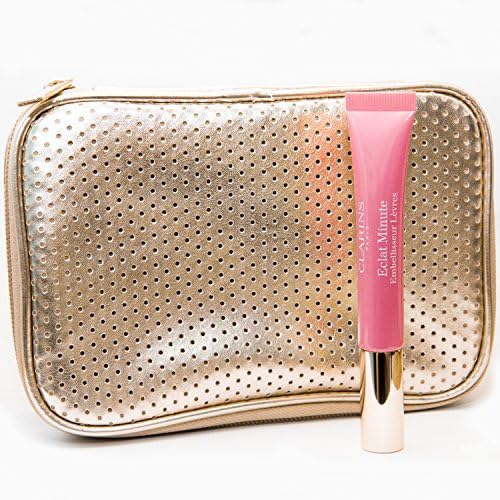 Clarins Instant Light 01 Rose Shimmer 12 Ml + Bonus Gold Makeup Bag.