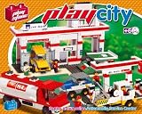 Eigenschaften Guiloy / großes Auto-Service Center mit Figuren, 727 Teile