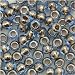 Toho Round Seed Beads 6/0 #992 'Gold Lined Lt Montana Blue' 8 Gram Tube