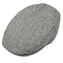 Jaxon Herringbone Flat Cap
