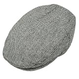 Jaxon Herringbone Flat Cap