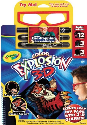 Crayola Color Explosion Black 3-D