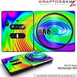 DJ Hero Skin Rainbow Swirl fits Nintendo Wii DJ Heros (DJ HERO NOT INCLUDED ....