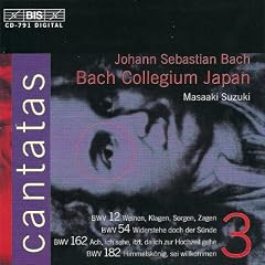 Bach, J.S.: Cantatas, Vol. 3 (Suzuki) - Bwv 12, 54, 162, 182