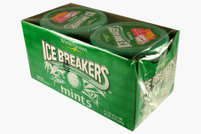 Ice Breakers Mints Wintergreen 8 Packs by Hershey's