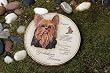 Yorkshire Terrier garden stone/wall decor