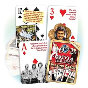  Flickback 1972 Trivia Playing Cards