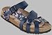 Papillio Slipper ''Pisa'' aus Birko-Flor in sea of flowers mit normalem Fussbett