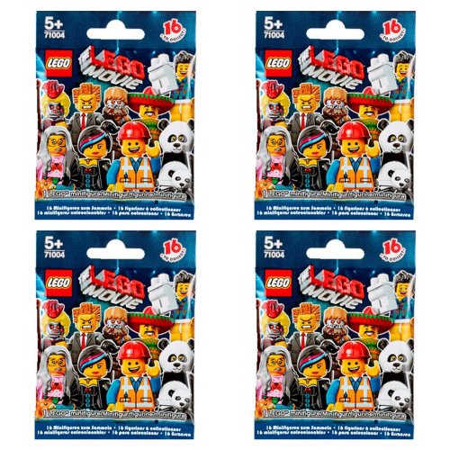 LEGOÂ® Minifigures - The LEGO Movie Series 71004 (FOUR random packs)