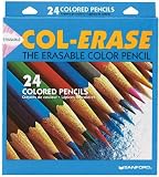 COL-ERASE PENCIL SET/24