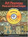 Art Nouveau Floral and Animal Designs CD-ROM and Book (Dover Electronic Clip Art)