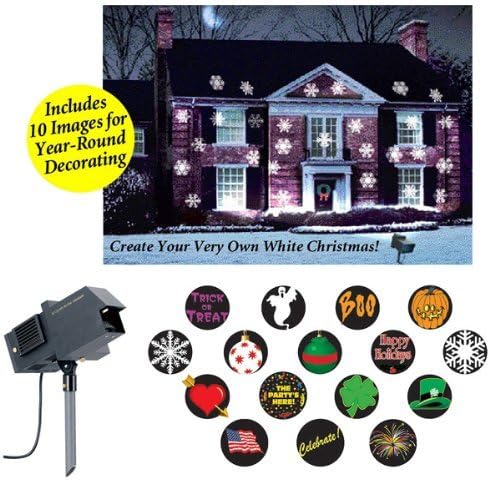 Holidays Outdoor Motion and Light Projector Lighting