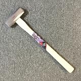 白柄二重クサビ磨八角玄能 375g