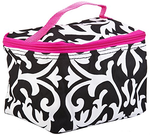 World Traveler Damask Collection Cosmetic Makeup Case