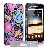 Yousave Accessories SA-EA01-Z294 Coque en gel silicone avec Protecteur �cran pour Samsung Galaxy Note Multicolorepar Yousave Accessories
