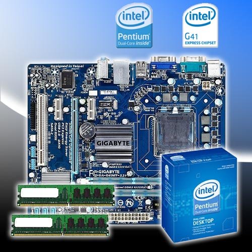 Intel Dual Core E5300 2.6ghz Cpu - Gigabyte Ga-g41mt-s2p - 4gb Ddr3 Pc1333 Motherboard Bundle Bu001e Picture