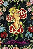 Ed Hardy Rose Pin Up PAPER POSTER measures 36 x 24 inches (91.5 x 61cm)