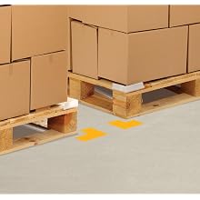 Mighty Line Nonabrasive L Shape Floor Marking Tape, 3" Thickness