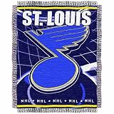 St Louis Blues Jacquard Woven Blanket Throw