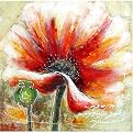 Early Bloom Original Hand-Painted Oil on Canvas Wall Art - 32x32"