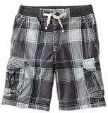 Unionbay Boys 8-20 Percy Yarn Dye Knit Waist Cargo Short