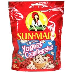 Sun Maid Vanilla Yogurt Cranberries, 6-Ounce Bags (Pack of 6)