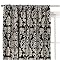 Waverly® Damask Window Panel - Black/ White