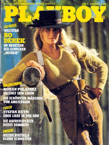 Playboy Germany Deutschland July 1981 Featuring Bo Derek