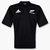ADIDAS All Blacks Replica Adult Rugby Short Sleeve Shirt , L