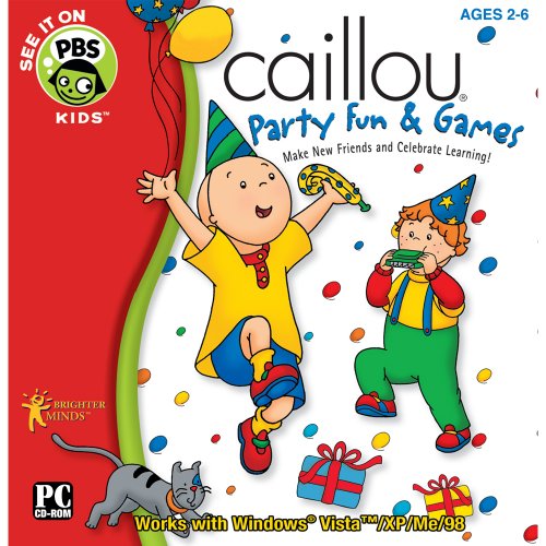 Caillou Party Fun and Games Software
