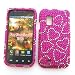 Samsung Fascinate i500 Galaxy S (Verizon) Snap-on Protector Hard Case Rhinestone Cover "Candy Hearts" Design