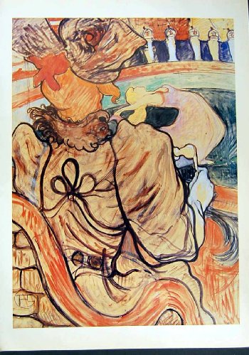 1993 Toulouse Lautrec Art Nouveau Cirque Dancer Men