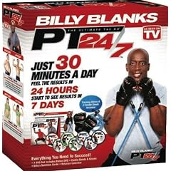 Tae Bo PT 24/7 Billy Blanks 6 DVD set including: B2 Bands & Gloves - region 0