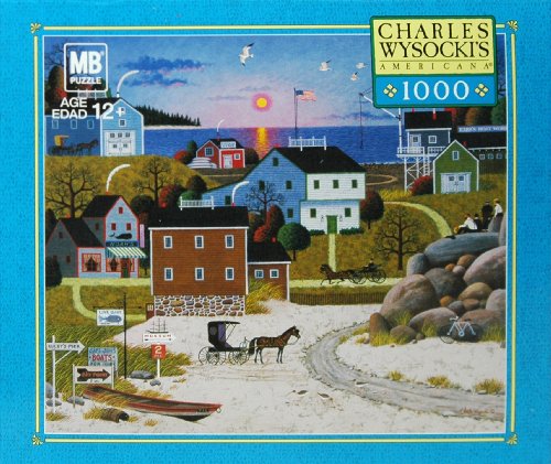Charles Wysocki's Americana 1000-Piece Puzzle - Whaler's Bay