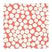 York Wallcoverings KB8555 Bistro 750 Sand Dollars Prepasted Wallpaper, Coral / White / Mustard Yellow