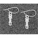 LogoArt Mississippi State Bulldogs Sterling Silver Team Font Dangle Earrings