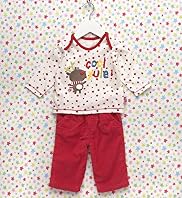 Pure Cotton Corduroy Trousers & 'Cool Yule' T-Shirt Outfit